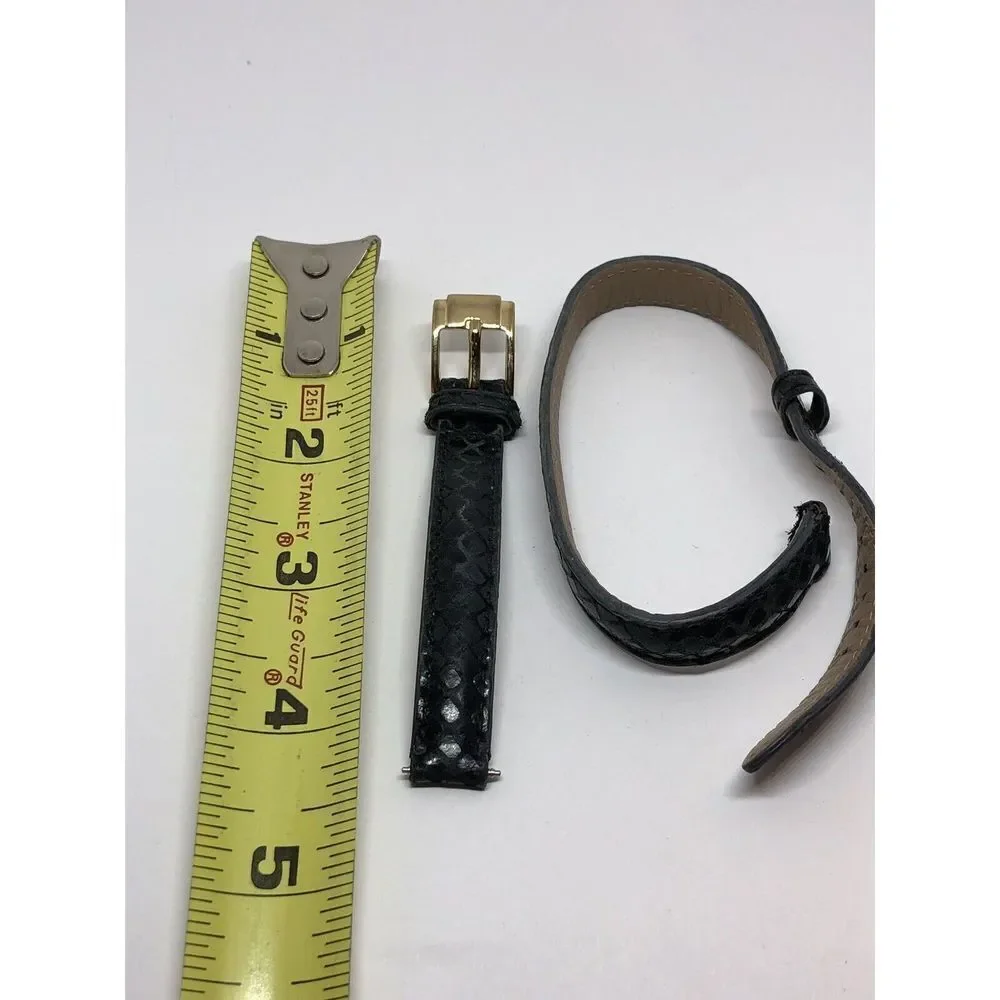 Authentic Michael Kors Watch Parts 2piece Full Band Leather Navy Blue 12mm A939